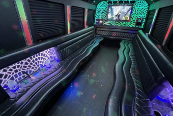 Franklin Limo Bus Interior