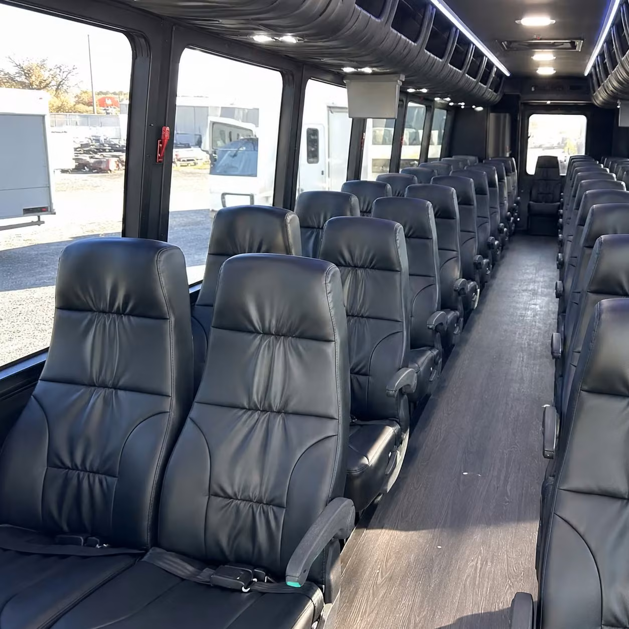 30 passenger minibus interior